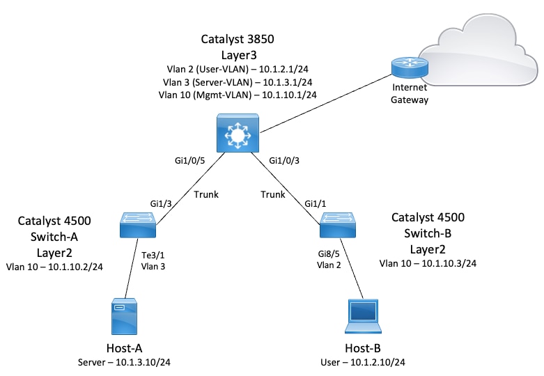 Weekendtas Bier ontspannen Configure Inter VLAN Routing with Catalyst Switches - Cisco