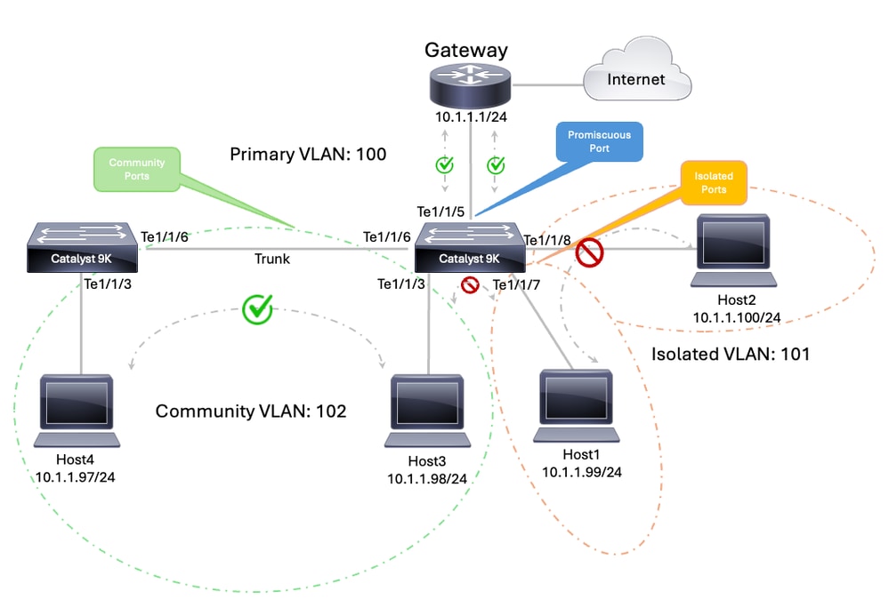 PVLAN Across Switches