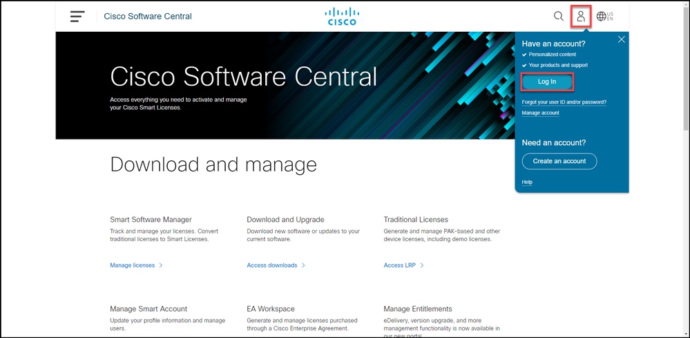 Sharing SEG (IronPort) Traditional Licenses with Multiple Devices - Log in