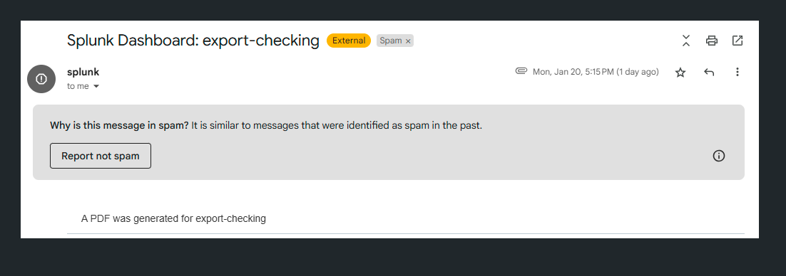 Incorrect format: