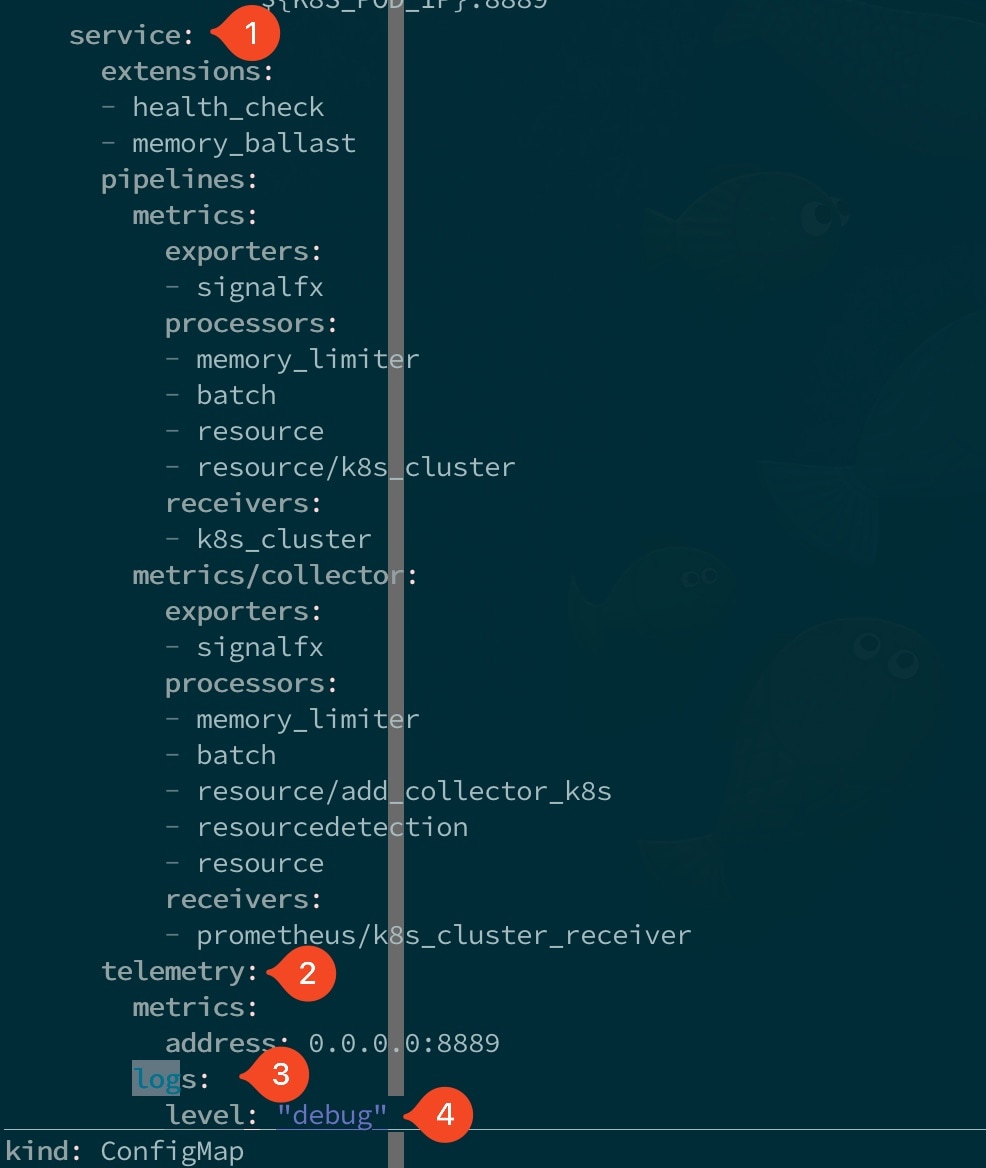 Edit Cluster Receiver Config Map