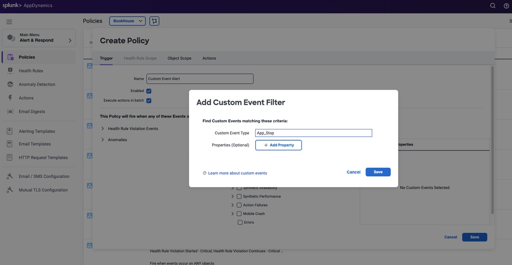 Customer Event Filter