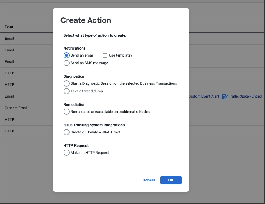 Create Action