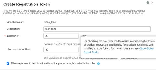 Create Registration Token