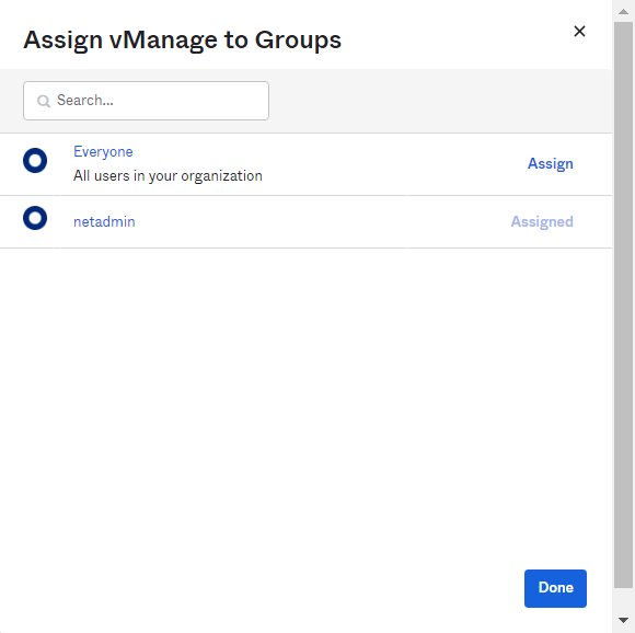 Group Assigned