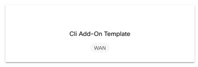 Navigate to Other Templates and Click Cli Add-on Templates