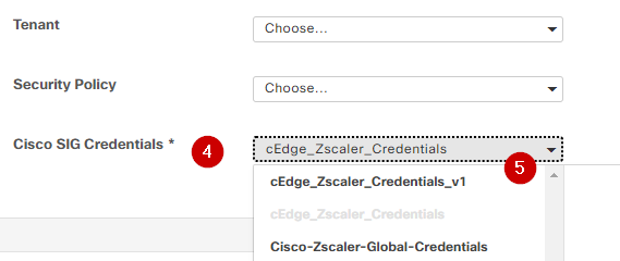 Credentials SIG-sjabloon