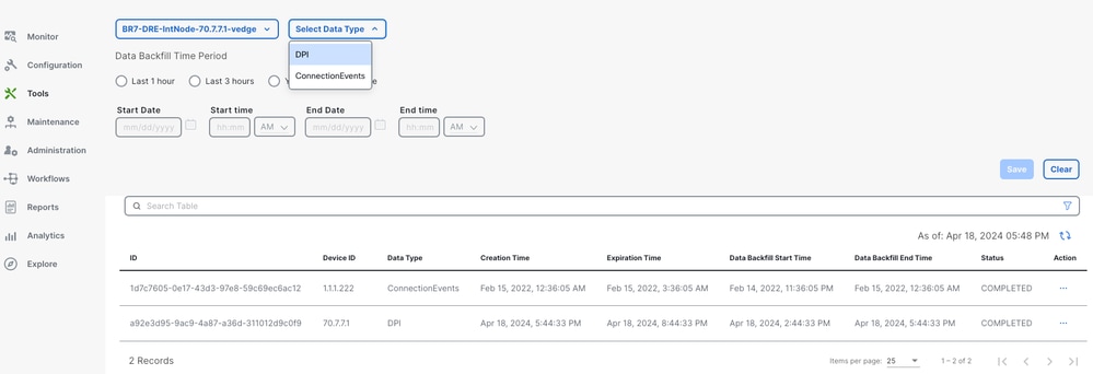 On Demand Troubleshooting Page