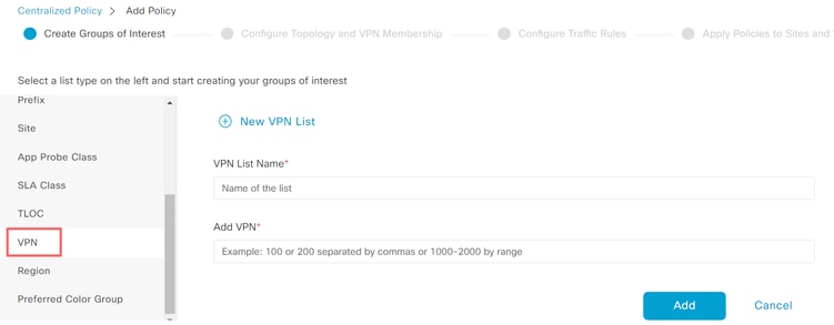 Lista VPN