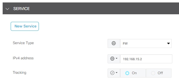 Modello di servizio firewall