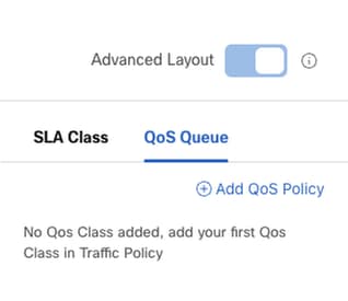 Application Priority and SLA - QoS Policy