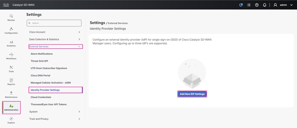 Cisco SD-WAN Manager UI