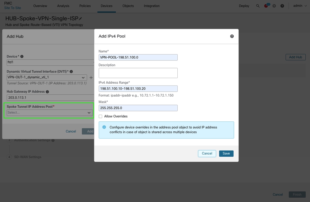 Add IPv4 Pool