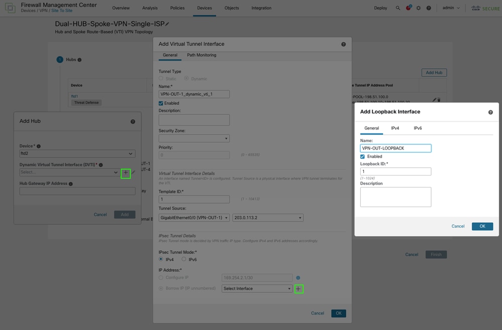 Create Dynamic Virtual Tunnel Interface