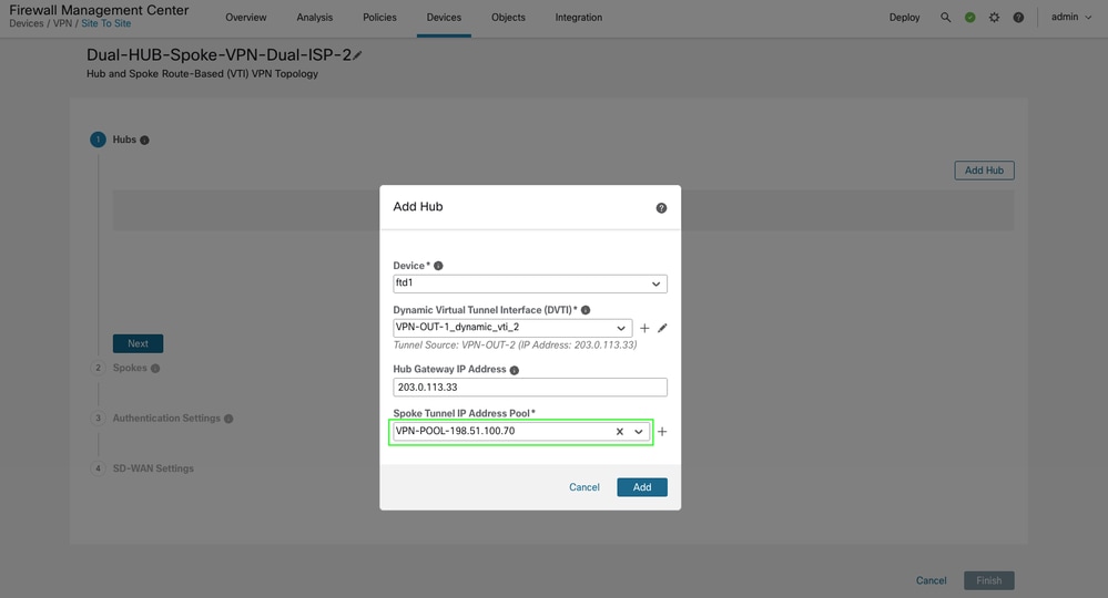 Additional VPN IP Address is Provisioned