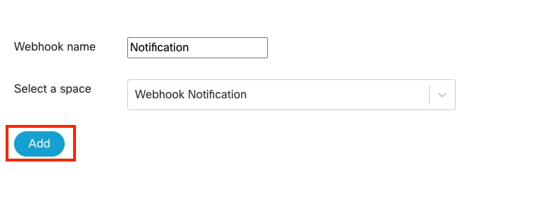 Webhook Notification