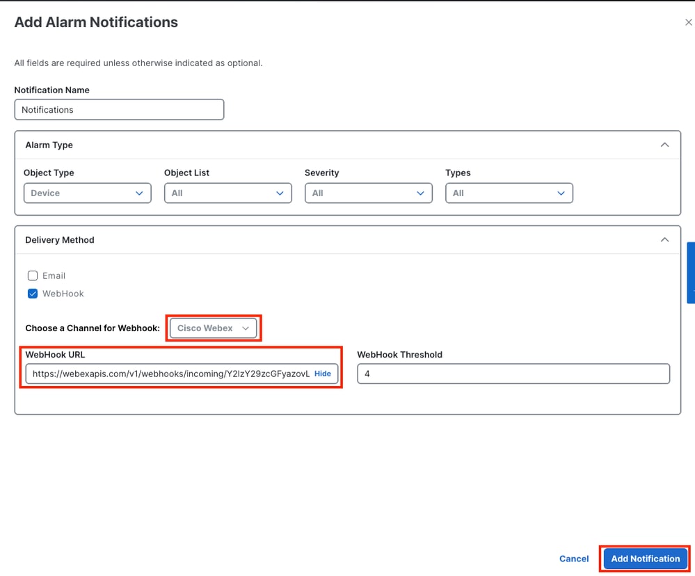 Add Alarm Notifications
