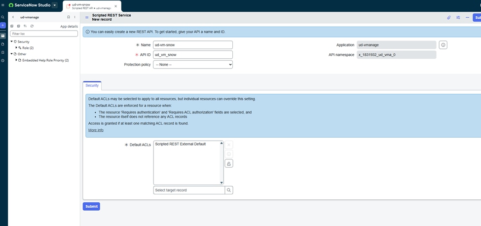 Scripted REST Service New Record