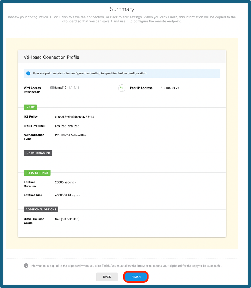 Configuration Summary