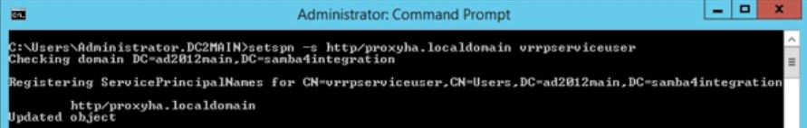 Associate SPN with Valid User Account