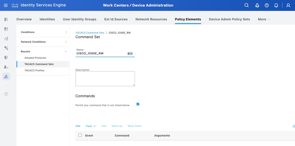 Cisco IOS XE RW Administrator Command Set