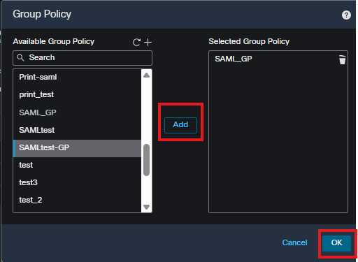 add group policy