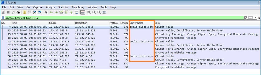 Cisco ASA Smart Licensing on FXOS - ssl.pcap Exported to Remote FTP Server