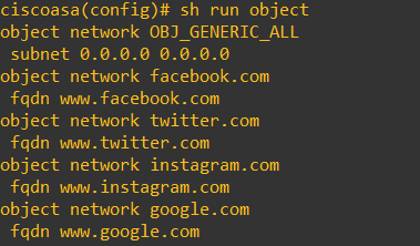 Configure 4FQDN Objects