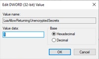 Edit DWORD Window