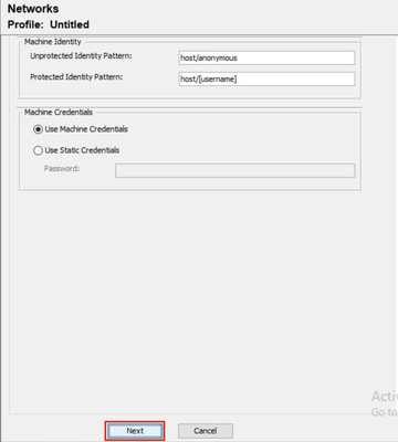 NAM Profile Editor Credentials