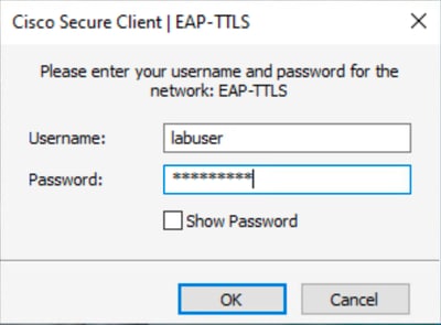 User Authentication Credentials
