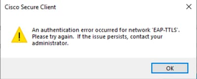 User Authentication Issue