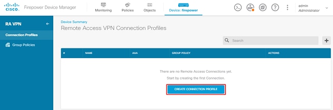 Remote Access VPN Connection Profiles