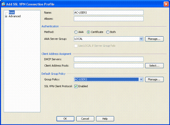 ASA 8.x： AnyConnect SSL VPN CAC スマート カードの設定（Windows 用 