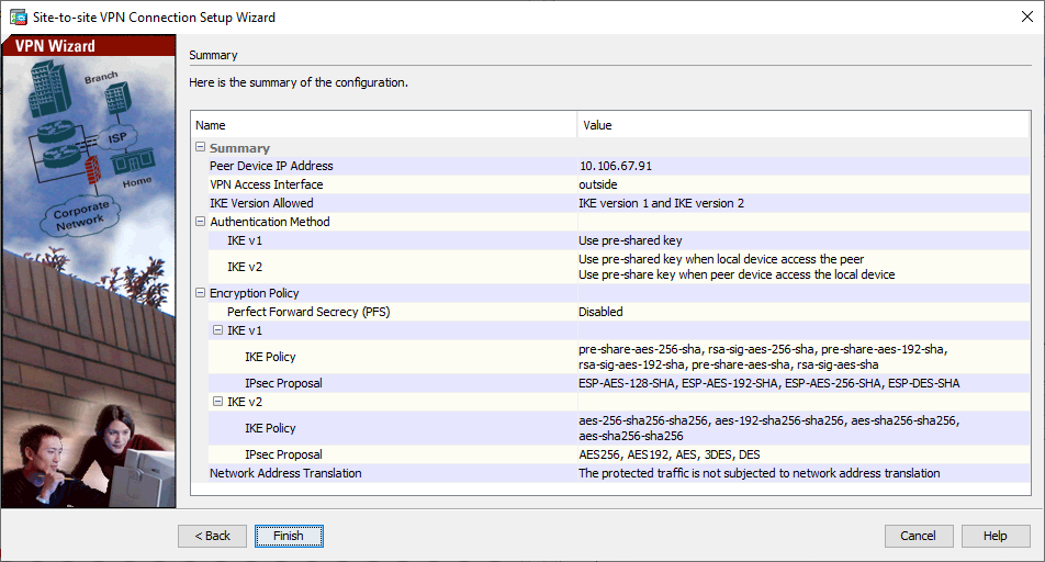 Janela 6 do Assistente de VPN