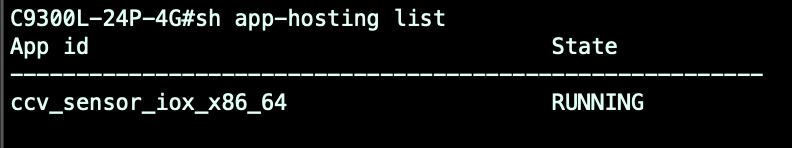 App Hosting Command in Switch CLI