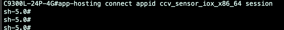 Connecting to Sensor CLI from Switch CLI