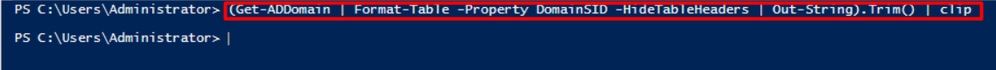 Active Directory SID string