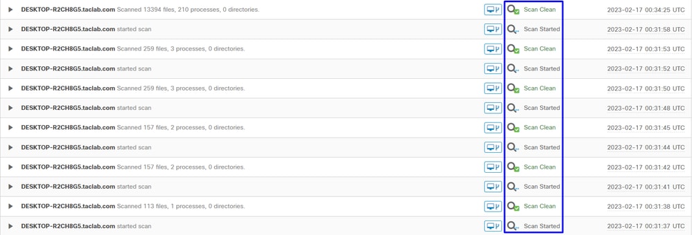 Cisco Secure Endpoint Events