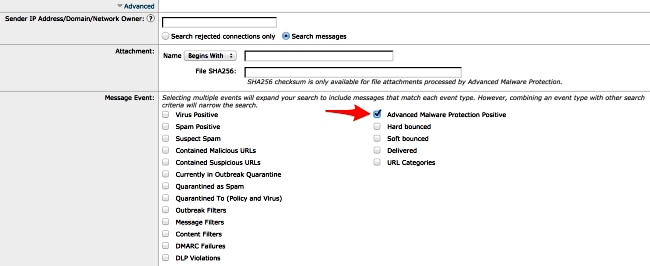 Advanced Message Tracking for AMP Plus Messages