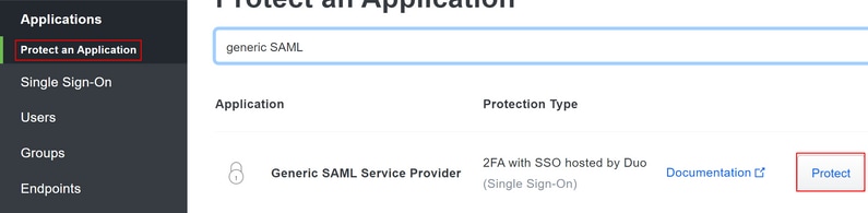 Configure Generic SAML Service Providers App