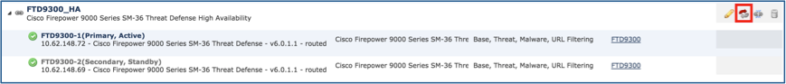 FTD High Availability on Firepower - Switch Failover Roles