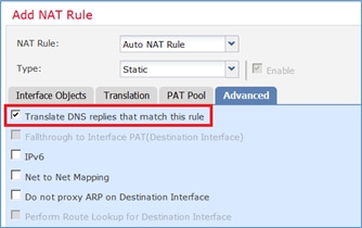 Translate DNS Replies that Match this Rule