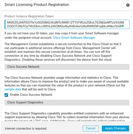 FMC 6.6.1+ Upgrade Tips - Smart License Registration form is used to register the FMC with Smart License Account