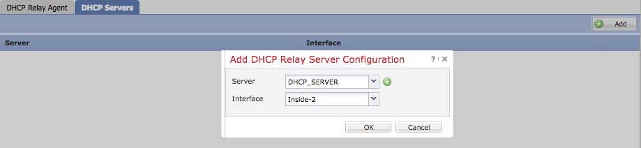 Configure External DHCP Server