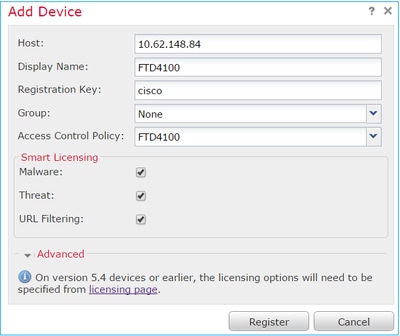 Add Device Dialog Box Shows Details Selected