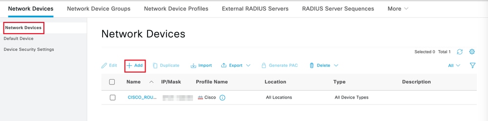 Adding a New Network Device