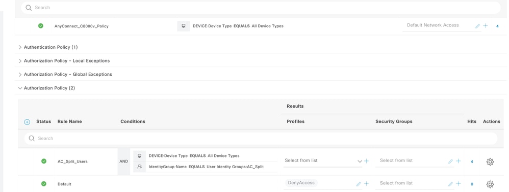Create Authorization Policy