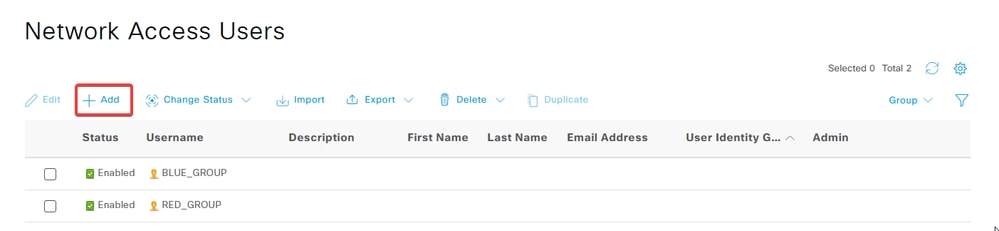 Administration-Identify Management-Identifies