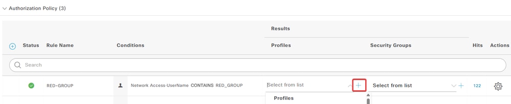 Add New Authorization Profile